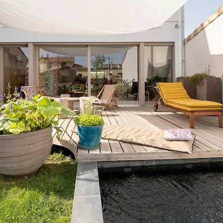 Maison D'architecte Avec Couloir De Nage - Bouscat Villa